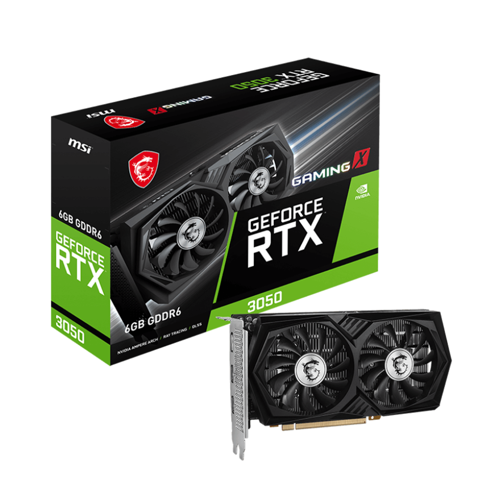 NVIDIA GeForce RTX 3050 GAMING X 6G MSI