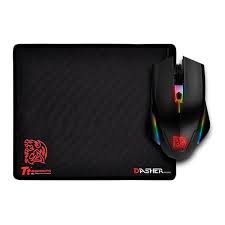 MOUSE TT TALON ELIT RGB 5000 DPI + PAD BLACK