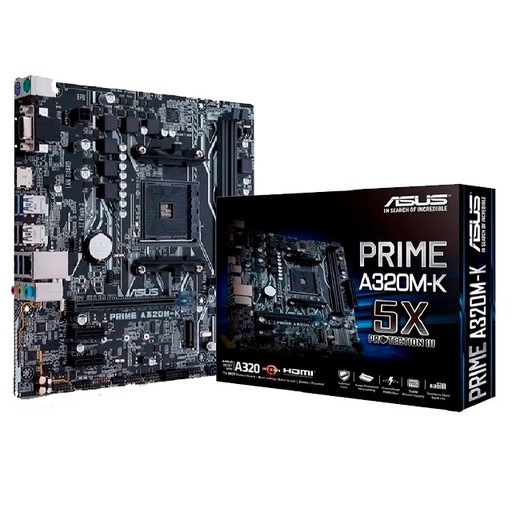 MOTHER ASUS PRIME A320M-K SOCKET AM4 / VGA-HDMI / M2 / USB 3.1