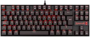 TECLADO REDRAGON KUMARA RED