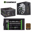 FUENTE 500W REALES CERTIFICADA GAMEMAX 80 PLUS BRONZE VP-500 FAN 12CM