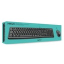 TECLADO + MOUSE LOGITECH MK120 BLACK C/CABLE