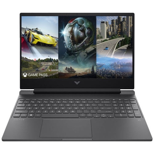 NOTEBOOK HP VICTUS 15-FB2082 GAMING / AMD RYZEN 5 8640H 4.9GHZ / 512GB SSD / 16GB DDR5 / PANTALLA 15.6 FULL HD / WIN11 /NVIDIA RTX 4050 6GB DEDICADOS / MICA SILVER / TECLADO RETROILUMINADO