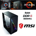 PC COMPUTADORA AM5 RYZEN 5 8600G 5.0GHZ 8VA GENERACION PREMIUM / 16GB DDR5 5600 MHZ / TARJETA 512GB NVME SOLIDO / AMD RADEON 760M / MOTHER A620 / GABINETE GAMER C/COOLER