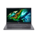 NOTEBBOK ACER ASPRE5 A515-58M-7570 INTEL CORE™ i7-1355U 5.0GHZ / NVME 512GB / RAM 16GB DDR5 / PANTALLA 15.6" FULL HD / WIN11 / STEEL GRAY / TECLADO RETROILUMINADO