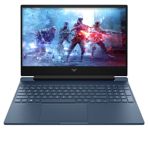 NOTEBOOK HP VICTUS 15-FA0033 GAMING / INTEL CORE™ I5-12450H 4.4GHZ / NVME 512GB SSD / 16GB DDR4 / PANTALLA 15.6&quot; FULL HD 144Hz / WIN11 / NVIDIA® RTX 3050 4096MB GDDR6 PERFORMANCE BLUE / TECLADO RETROILUMINADO