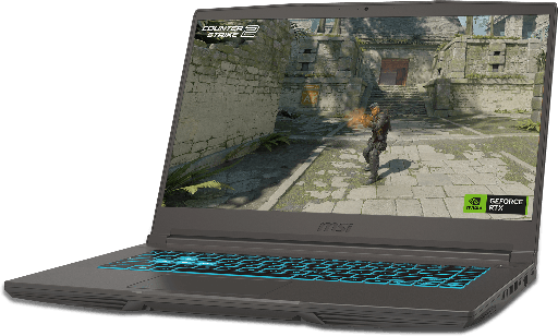 NOTEBOOK MSI THIN INTEL CORE I5-13420H 4.6GHZ / 32GB DDR4 / NVME 1TB SSD / NVIDIA GEFORCE RTX 4060 8GB GDDR6 / PANTALLA 15.6 FULL HD 144HZ