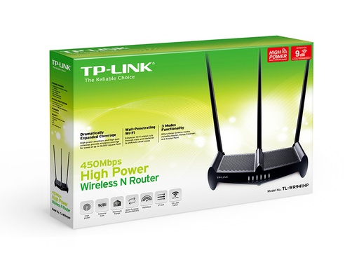 ROUTER ALTA POTENCIA TL- WR941HP 450Mbps 3 ANTENAS