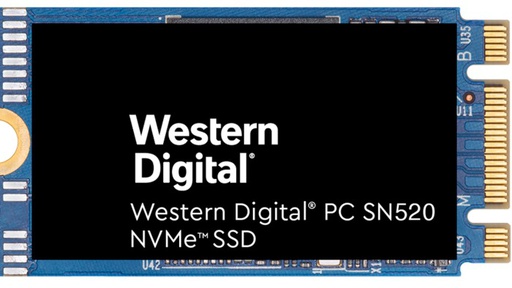 TARJETA NVME M.2 WESTERN DIGITAL SN520 OEM PCIE SSD 256GB