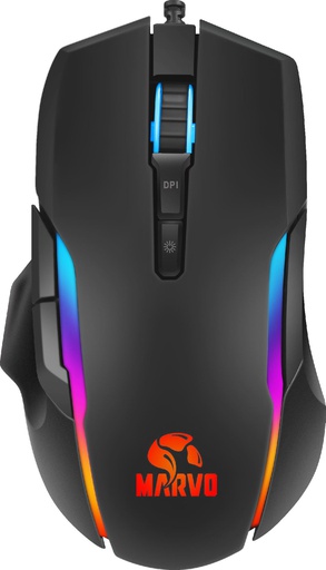 MOUSE GAMING MARVO SCORPION G945 10.000 DPI OPTICO RGB 9B PAW