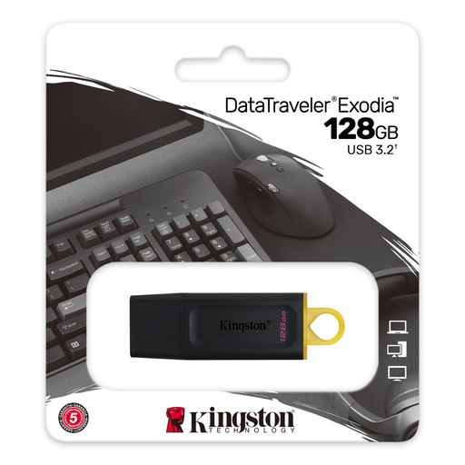 PENDRIVE KINGSTON 128GB EXODIA USB 3.2